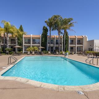Best Western Plus Royal Oak Hotel | San Luis Obispo, California | a pool in front of hotel